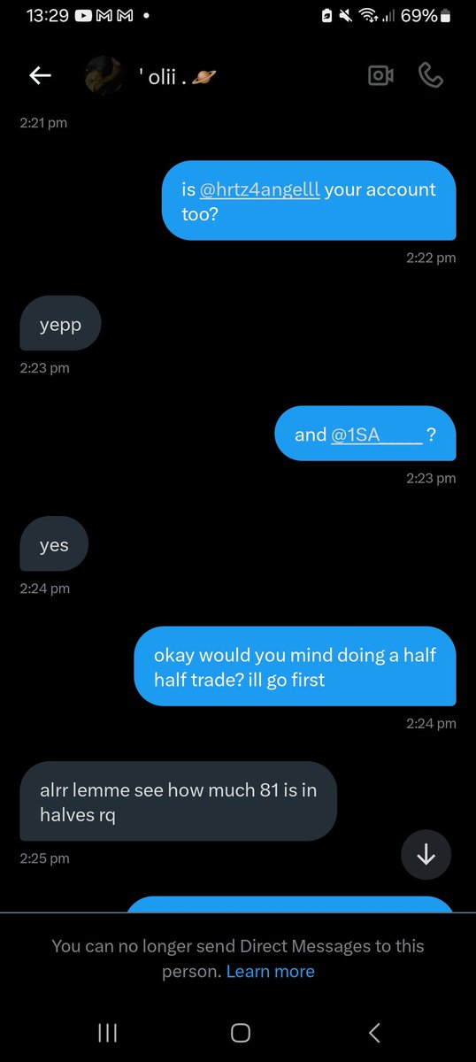 <a href="/rhfand0m/">🎀</a> @1SA_____ and @hrtz4angelll are scammers! I gave them my halos and they pretended to send me the money. They have many different rblx accounts and the one I traded with was elli_rh. 

 #royalehighcampus3  #royalehighcrosstrade #robux #adoptme #adoptmecrosstrading