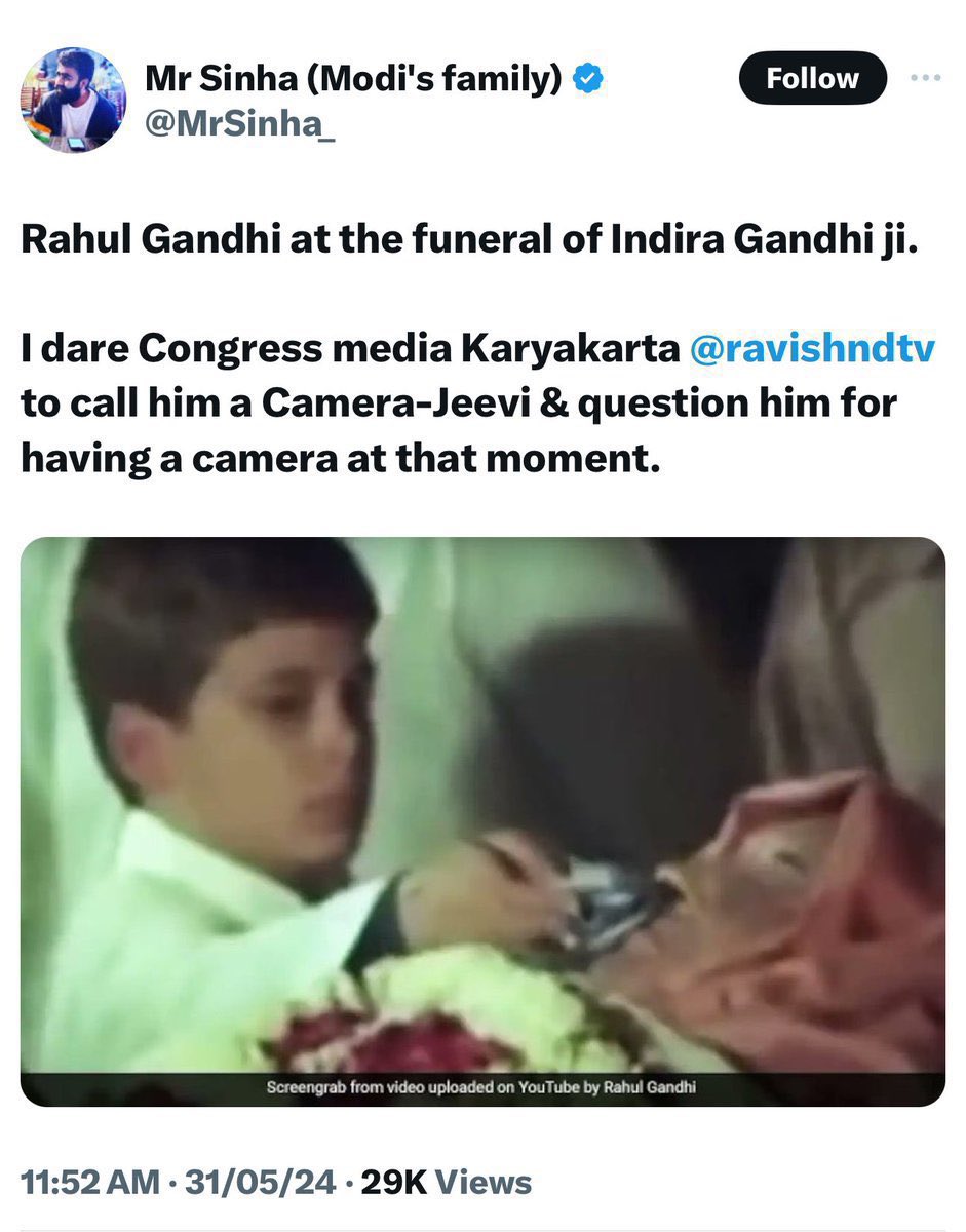 DrNimoYadav's tweet photo. One word for him. https://t.co/s6p8gPfU37
