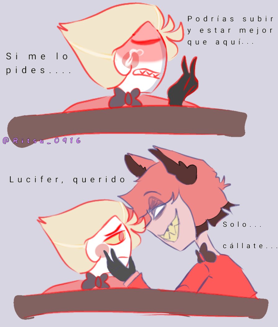 Ritsu09_16's tweet photo. Algo que hice hace mucho :))

#RADIOAPPLE 
#appleradio 
#alastorxlucifer 
#HAZBINHOTEL https://t.co/g0Cd5Qwl22