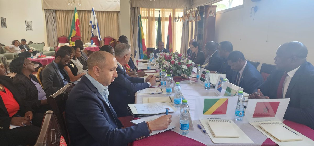 ETEmbassyTLV's tweet image. በእስራኤል የአፍሪካ አምባሳደሮች ቡድን ወርሃዊ ስብሰባ በቴል-አቪቭ የኢትዮጵያ ኢምባሲ አስተናጋጅነት ተካሄደ