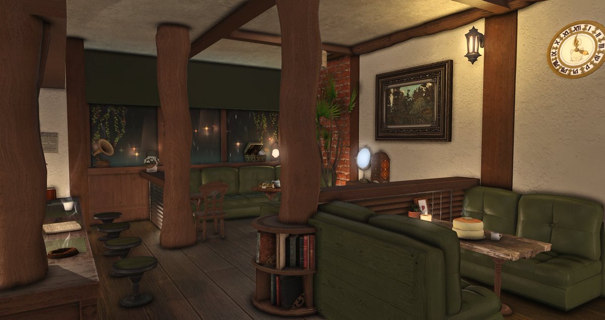 StrangeFrog00's tweet photo. [ M size ] 일본 킷사텐 컨셉

#FF14ハウジング #FF14housing #HousingEden #FF14_하우징 https://t.co/AbZPbWqMW8