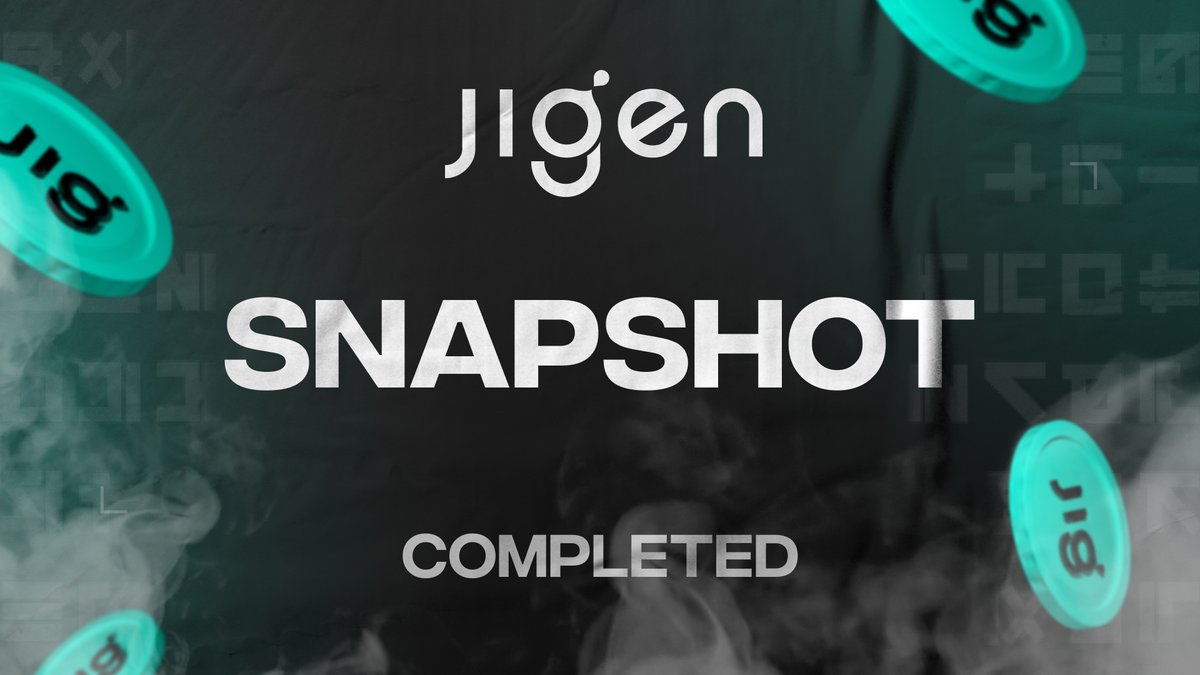The snapshot for the Jigen holders has now been completed

Locked and loaded 🫡