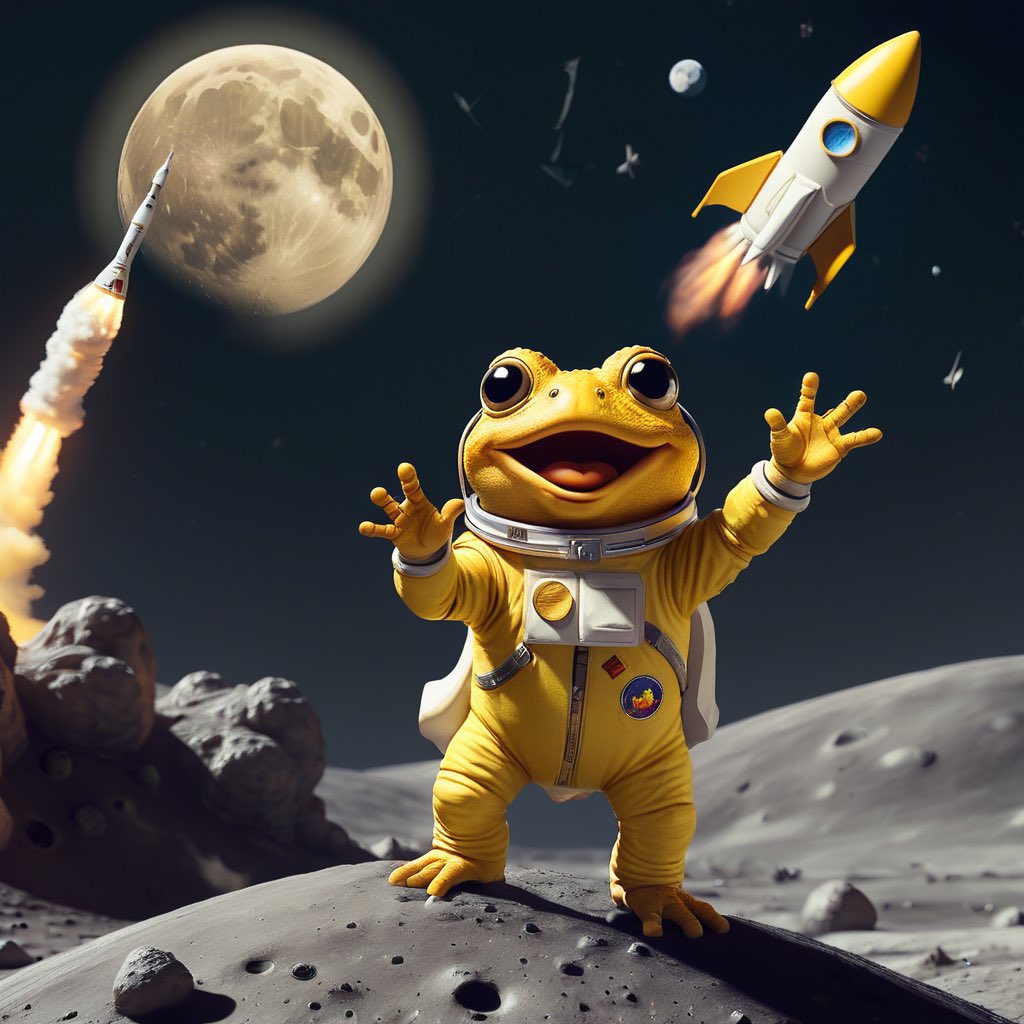 The toad leaves for the moon at the lucky number 🎰

$TURBO #TurboToad