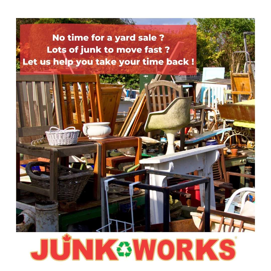 What is your time worth ? 🤔
Let us help you take back your time 

We offer full service junk removal
✅Free, upfront estimates
✅Price match guarantee
✅Fast &amp; friendly service
✅Pay only for the space you use
✅1 Junk Works Truck = 6 regular truck loads🚛

##kitchenerwaterloo