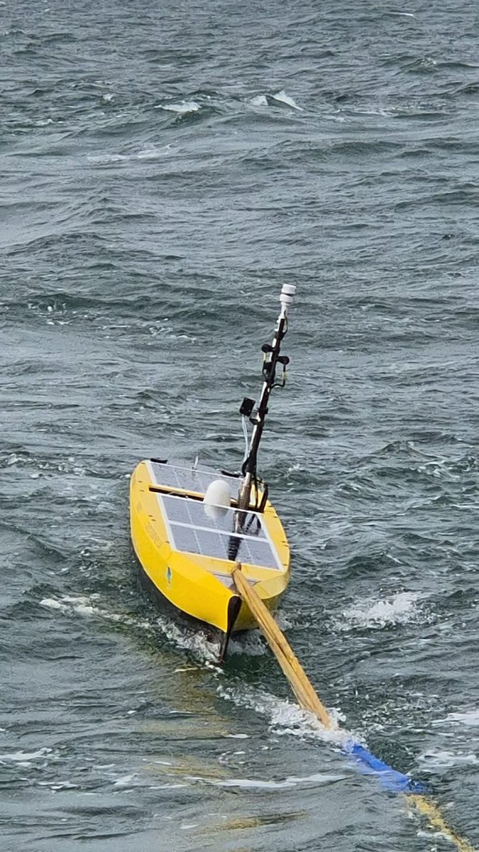 This week USV Adhemar operates in the Belgian North Sea. The USV is equipped with a Hangan Gen-X (VEGAS) to measure seawater pCO2 with a high precision. At the same time, pCO2 measurements are conducted by the RV Simon Stevin & the VLIZ Thornton buoy, both certified @ICOS_RI