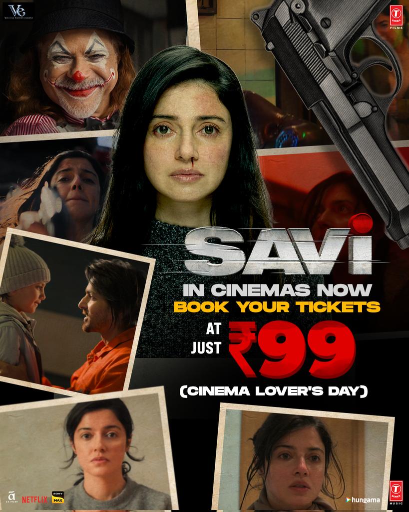 What happens when a housewife decides to fight to protect her loved ones? 
Watch #SaviInCinemasNow

Book your tickets! 

linktr.ee/Savi_BookTicke…

@AnilKapoor #DivyaKhossla #HarshvardhanRane  @deo_abhinay
 #VisheshEntertainment @_VisheshEnt_ @AAFilmsIndia
 #MukeshBhatt