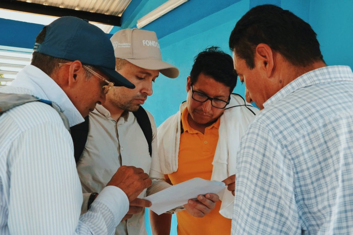 Cuando alguien pregunta si realmente la educación puede conducir a la paz, la respuesta está en el río Chagüí (pacífico nariñense). Estamos terminando aulas, comedores escolares, adecuación de colegios para más de 550 estudiantes. Inversión @fondopazco ejecuta @FondoFFIE 🫶🫂💜🌈