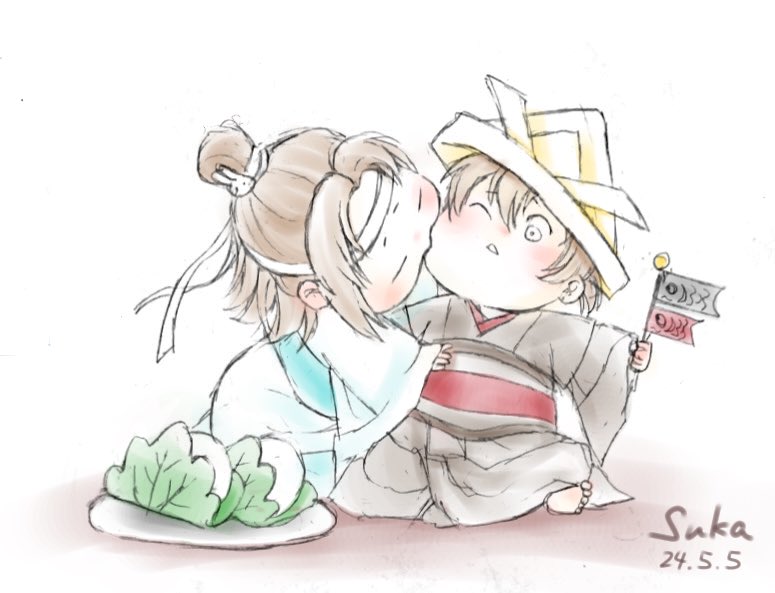 #今月描いた絵を晒そう
#魔道祖師
6月は8枚
どんどん減ってく😰
まそし愛が減った訳じゃないのよ
ひたすら線画が苦手なだけ💦 