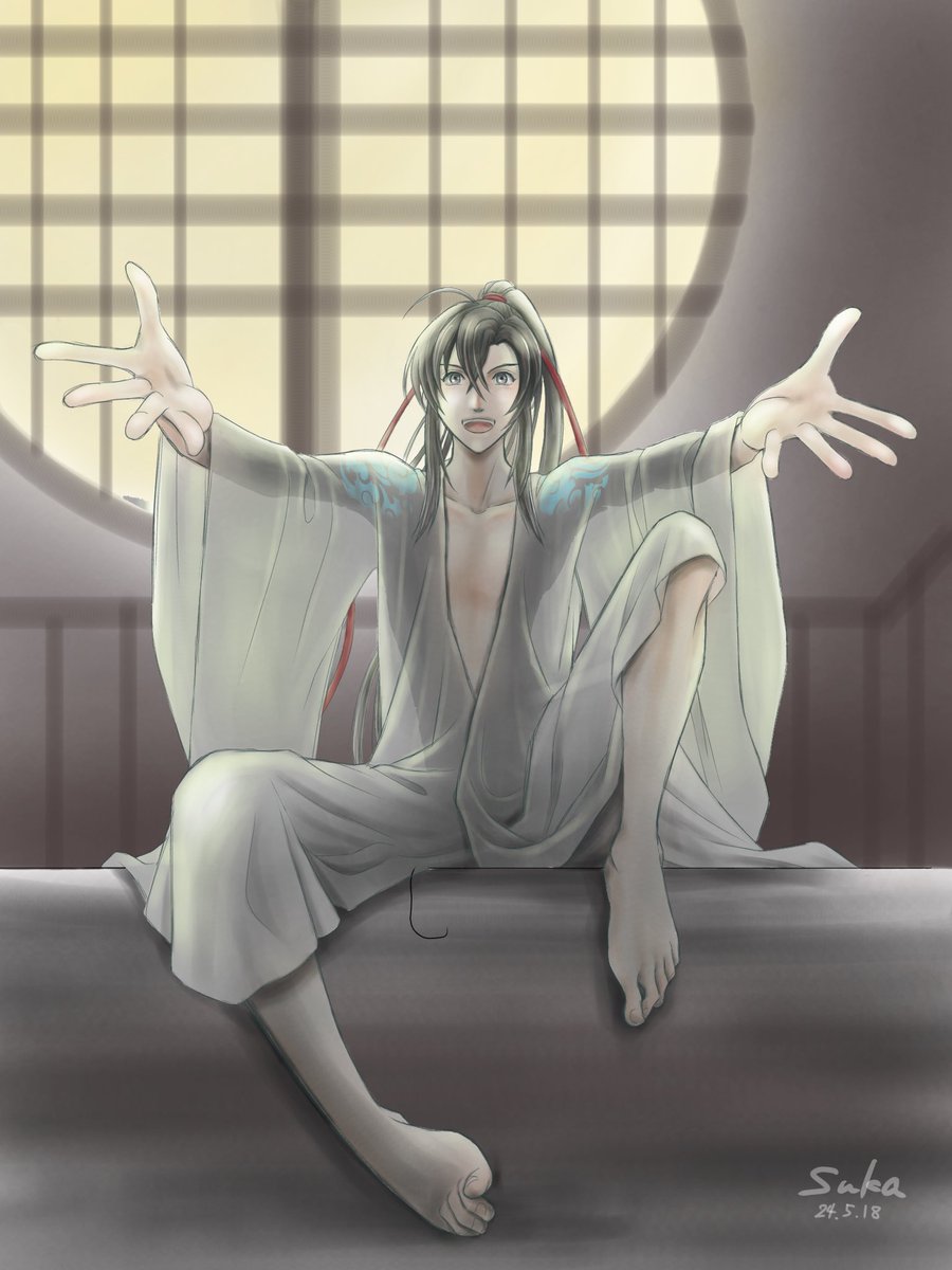 #今月描いた絵を晒そう
#魔道祖師
6月は8枚
どんどん減ってく😰
まそし愛が減った訳じゃないのよ
ひたすら線画が苦手なだけ💦 