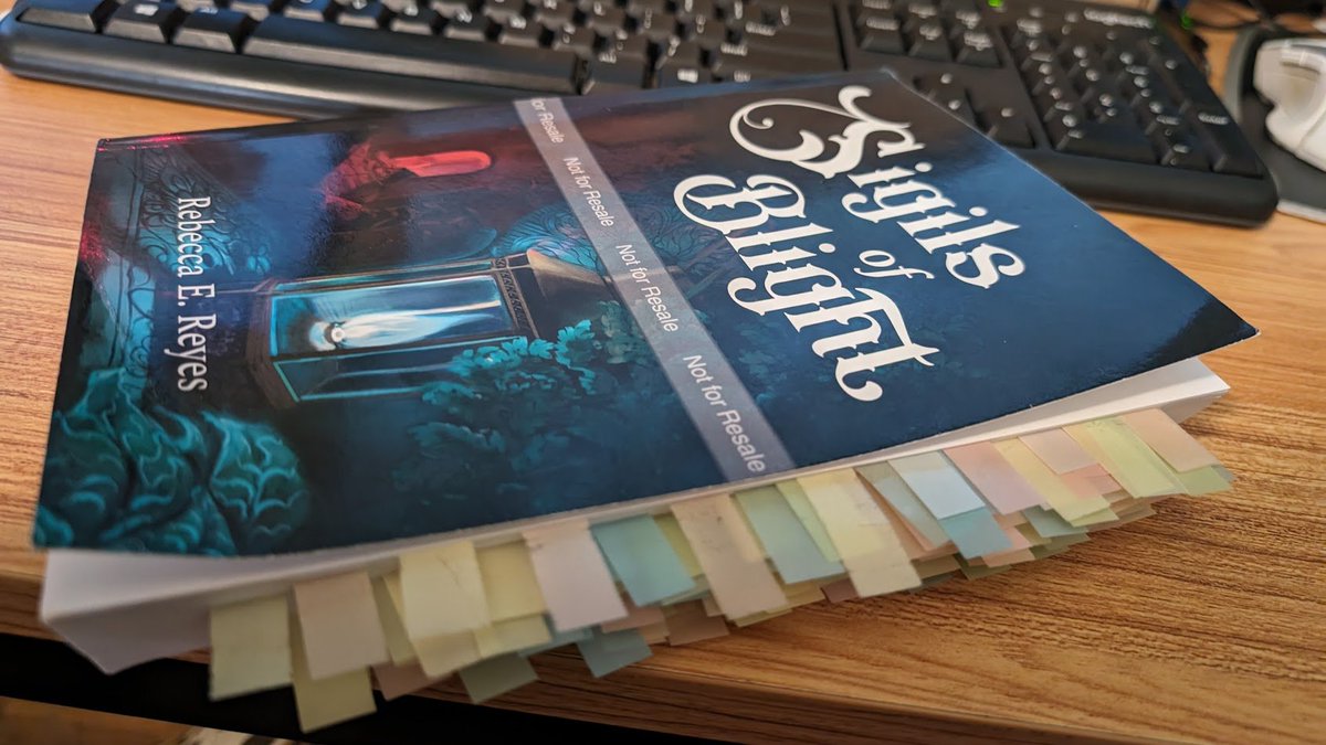 #FantasyIndiesMaytober Day 31

Monthly Wrap-Up

Editing is hard and weirdly introspective. Sigils of Blight is still expected to come out July 1st. In the meantime, now is a good time to read the first book!

amazon.com/dp/B0CL9QBY46

@ChesneyInfalt @LydiaVRussell