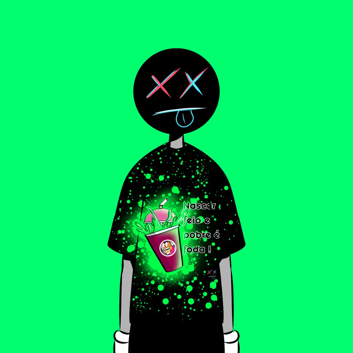astroartesz's tweet photo. Nascer feio e pobre é foda🟢
#art #arte #funkbrasil #funkbr
#estampados #ilustracao
#illustrator #design #adobe #cartoon #mcbinladen
#casaco #funk #estampadigital #flower #streetwear
#drip #palace #skateboard #trap https://t.co/eOc2vrL43T