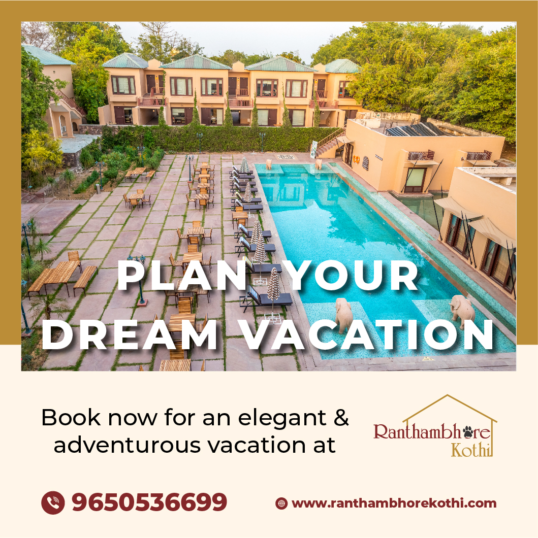 #RanthambhoreKothi #DreamVacation #JungleSafari #LuxuryAccommodation #ExploreLocalLife #BirdWatching #HistoricSites #UNESCOHeritage #PoolParadise #TravelInStyle #NatureRetreat #WildlifeAdventure #InstaTravel #TravelGram #TravelIndia #UnforgettableExperience