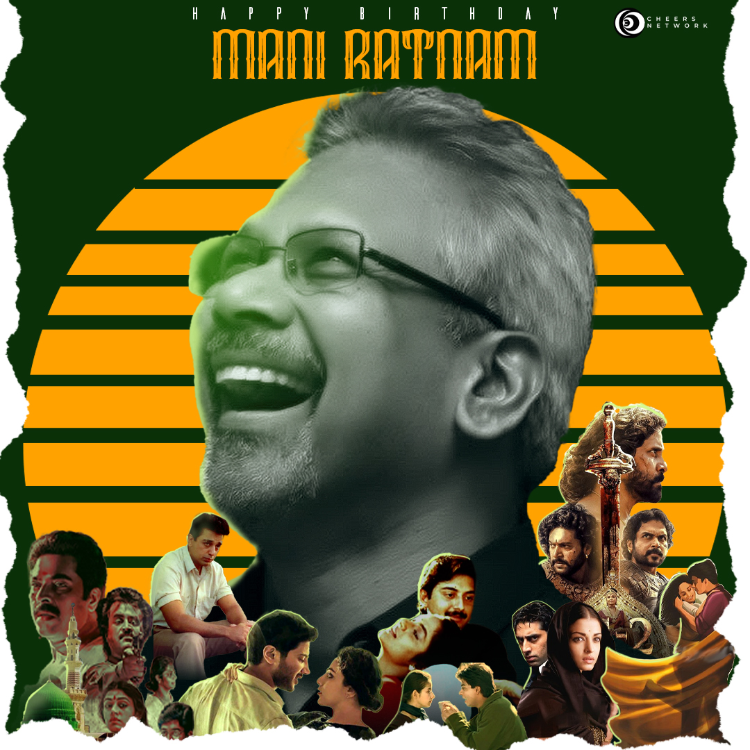 CheersNetwork's tweet photo. HAPPY BIRTHDAY Director "Mani Ratnam"💕🎉
@ManiRatnamFC
.
.
#ManiRatnam #director #directormaniratnam #happybirthday #HBD #HappyBirthdayManiRatnam #HBDManiRatnam #cheersnetwork https://t.co/WCjLGfhBKC