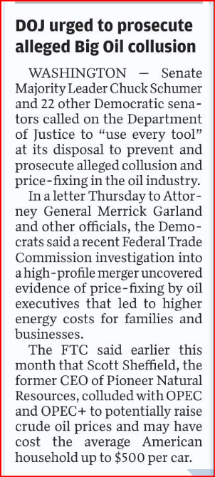 ScottMarty53566's tweet image. This is the very essence of American greed.

The rich doing what they need to do to get richer, even if it means cheating.

This is pure scum.
#OPEC
#BigOil 
#RichGettingRicher