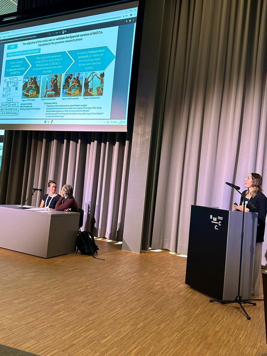 Vanesa González-Vila (@vanegovi) on Twitter photo Second day at #EACD2024 presenting in the #Posture & #Balance session:
"Validity and reliability of the Spanish version of Segmental Assessment of Trunk Control: preliminary data".
Thank my team <a href="/RoblesGarciaV/">Verónica Robles García</a> <a href="/ireenegonzalez/">Irene González-Eiroa</a> Second day at #EACD2024 presenting in the #Posture & #Balance session:
"Validity and reliability of the Spanish version of Segmental Assessment of Trunk Control: preliminary data".
Thank my team <a href="/RoblesGarciaV/">Verónica Robles García</a> <a href="/ireenegonzalez/">Irene González-Eiroa</a>