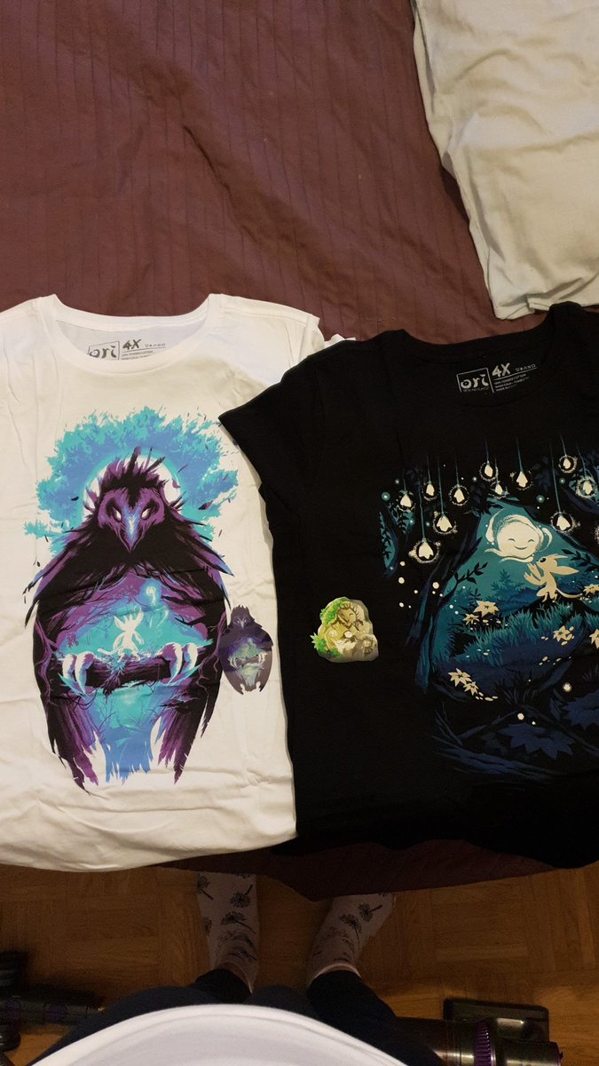 Thank you <a href="/Fangamer/">Fangamer</a> for the Amazing t-shirt.
<a href="/thomasmahler/">thomasmahler</a> now i have another piece of Ori ❤❤❤
<a href="/OriTheGame/">Ori the Game</a>