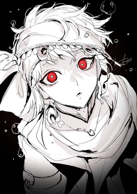 「earrings red eyes」 illustration images(Latest)｜2pages