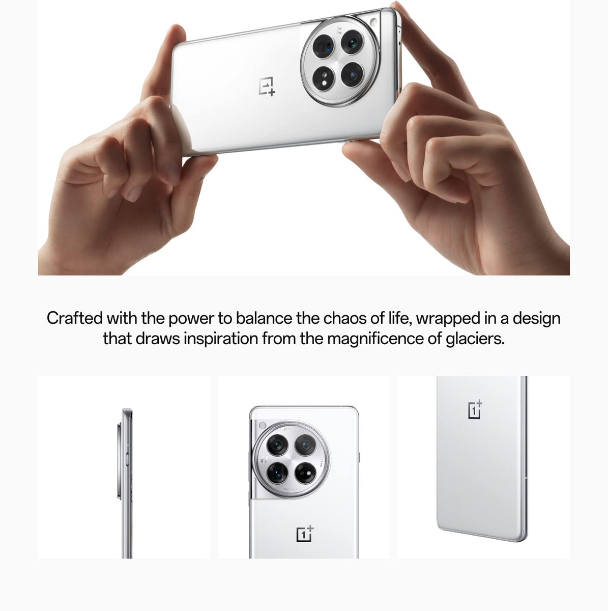 The Glacial White colour option for OnePlus 12 will available to buy from 6th June in India. amzn.to/3UWyhla #ASpectrumOfPower #OnePlus #OnePlus12
