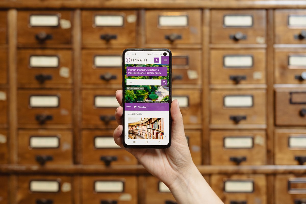 Finna on mukana <a href="/NatLibFi/">Kansalliskirjasto</a>:n osastolla Kirjastopäivillä 4.–6.6. Kannattaa myös tulla kuulolle tietoiskuumme keskiviikkona klo 14 👉 "Sivistyksen syke – Finnan työkalut tiedon ja kulttuurin jakamiseen". Kuopiossa nähdään!  #kirjastopäivät #kirjastopäivät2024
