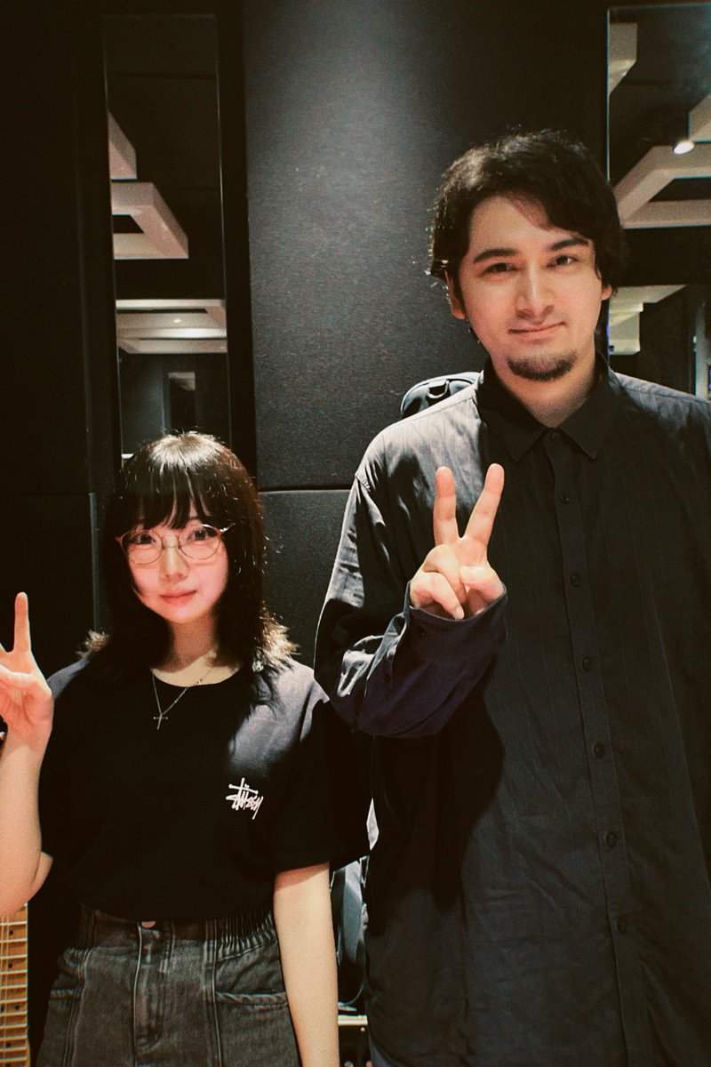 【サポートメンバーのお知らせ】

・6/9 代官山SPACE ODD
・6/14 渋谷CLUB CRAWL

2日間のサポートギタリストはこの2人🎸
ゆみか(@yumika_guitar)
JOHN(@JOHN_Gtrist)

頭2つ分の身長差。
親子ですか？