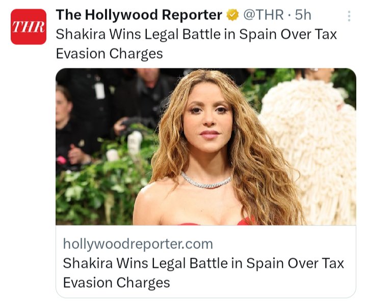 @mvillanuevagal Aunque le duela Shakira no les dió el circo que querían, ella ya es libre de toda la porquería de su ex que el día de ayer fue imputado.