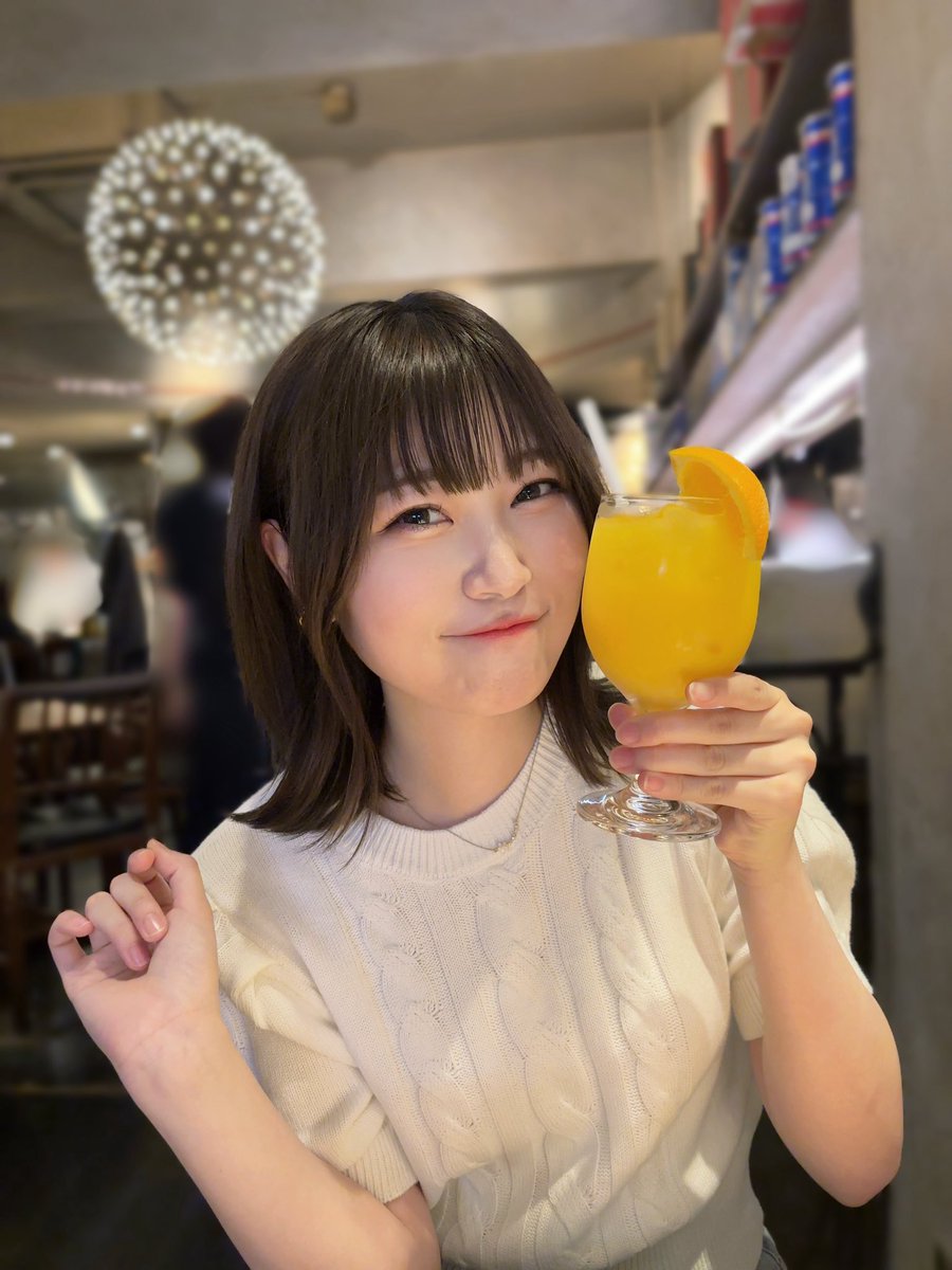 せーので飲んで🍊 #ニアジョイ