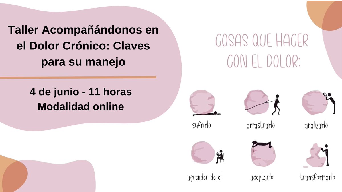 ¿Cómo se gestiona el dolor? ¿Y el dolor crónico?⁉️

El próximo martes te esperamos en el Taller 'Acompáñanos en el Dolor Crónico: Claves para su manejo' para intentar dar respuesta a estas preguntas. 

⏰11:00 horas
💻Modalidad online

Inscríbete aquí👉bit.ly/4dSJWdN
