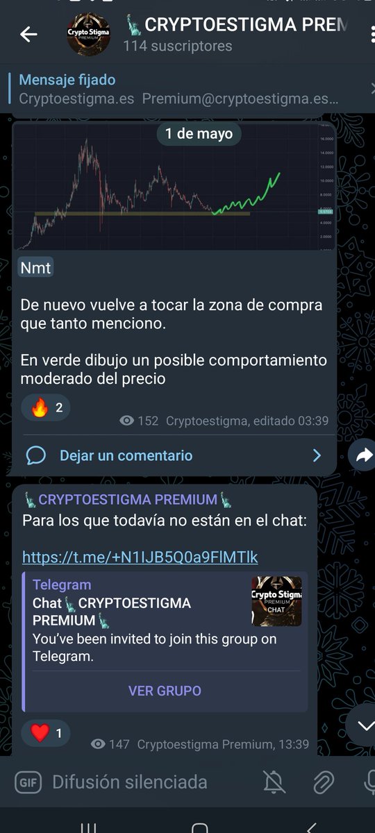 CryptoEstigma's tweet photo. 💡💰Todas mis llamadas en $NMT comienzan a otrogar riqueza a mis seguidores.

👉 Otro mas de cientos aciertos:

https://t.co/Wxeh93MFAw

👉 Cryptolumiss es el nombre.

💣 Pronto empezarás a leerlo por todo cryptotwitter.

🗽 https://t.co/ce01yFn3qX