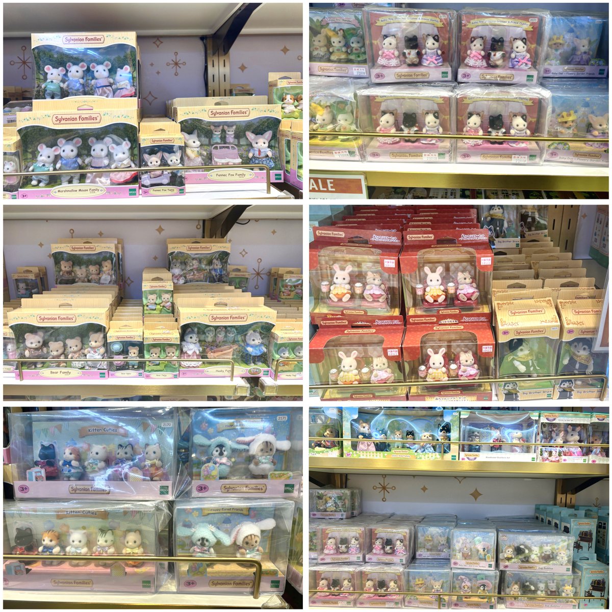 hii ada yg cari sylvanian families series dibawah kahh aku open po dari kr :0!! eta ina mid june yaah for price dm!!