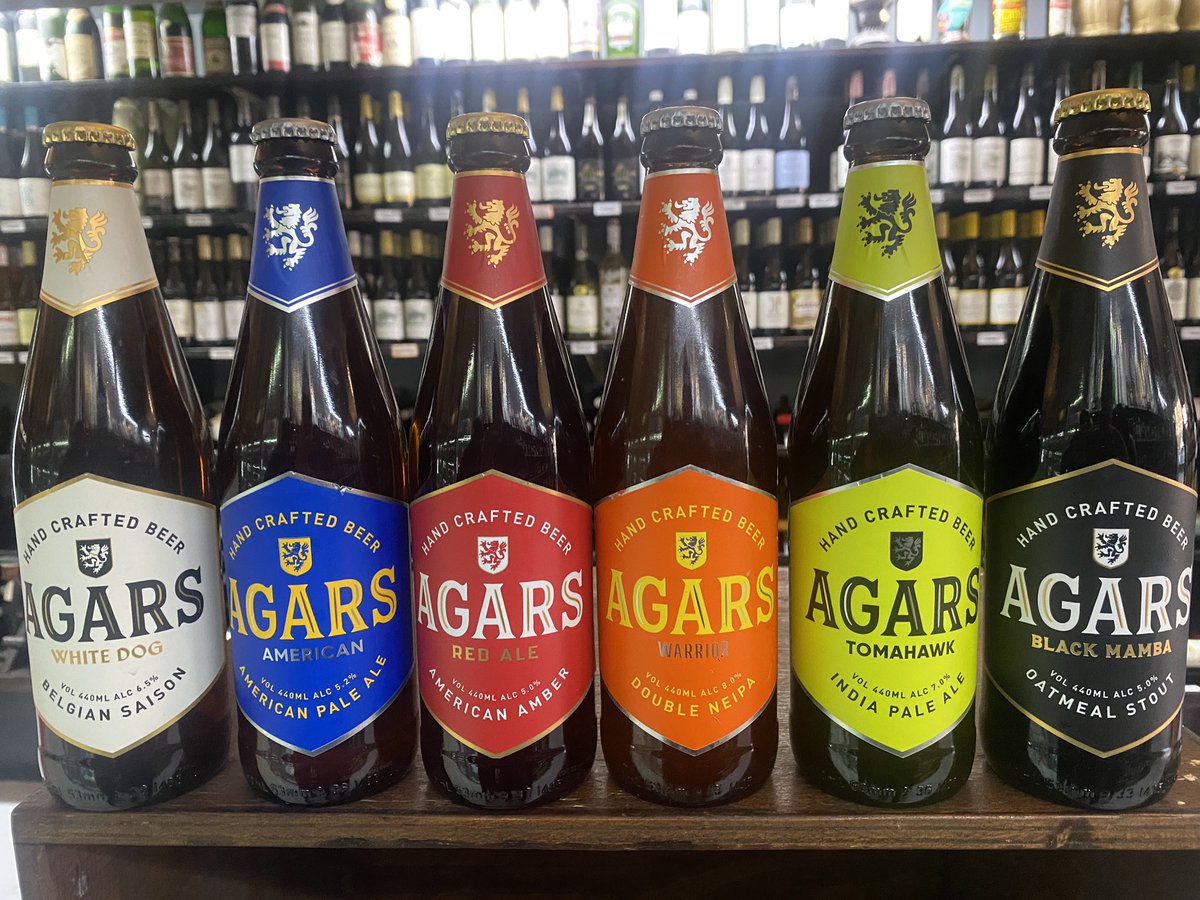 Some new arrivals from Joburg in beer fridge.