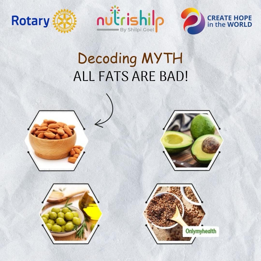 Decoding Myth Alert!

Are All Fats Really Bad????

Stay tuned for the answer from our Founder, Shilpi Goel.                   

#mythsandfacts #decodingmyth #weightloss #oilfree #nutrishilp #shilpigoel #nutrishilpbyshilpigoel