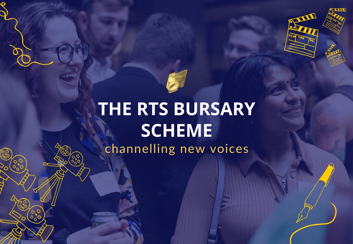 The RTS Bursary Scheme is still open for entries! If you love TV but you need a hand getting into the industry, apply now for the chance to receive: 💷 £1,500 per academic year 📺 Free access to all RTS events, screenings and lectures 🧑‍🏫 A personal industry mentor