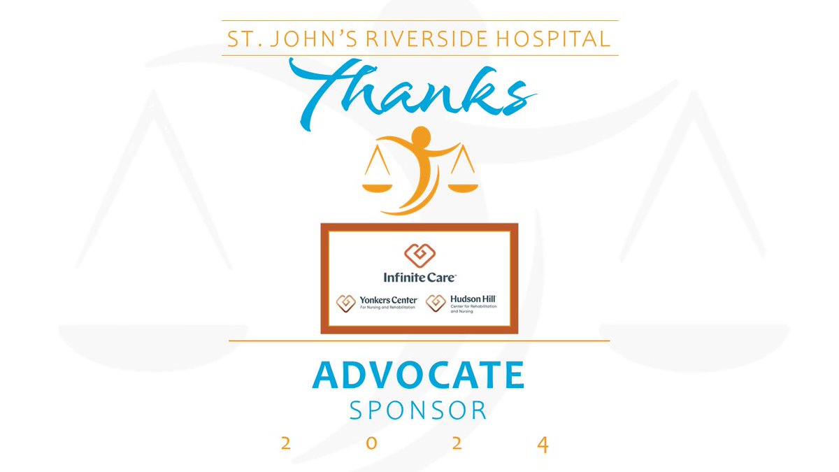 We appreciate Infinite Care-Yonkers Center & Hudson Hill for signing on as a '24 Advocate Dual Events Sponsor. Your contribution is vital to providing quality care to our community. Support, visit ecs.page.link/N9Tnv #NonProfit #SJRHGolfFundraiser #SJRHGala #CommunitySTRONG