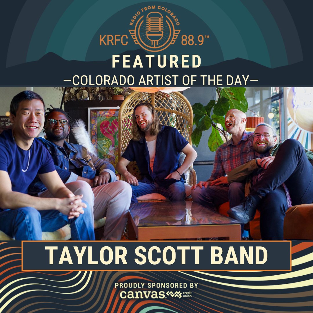 Today’s Colorado Artist of the Day is @taylorscottband!

Colorado Artist of the Day is proudly sponsored by @canvasfamily helping Coloradans afford life.

#radio #krfcfm #internetradio #coloradoartist #coloradomusic #artistoftheday #fortcollinsmusic #taylorscottband