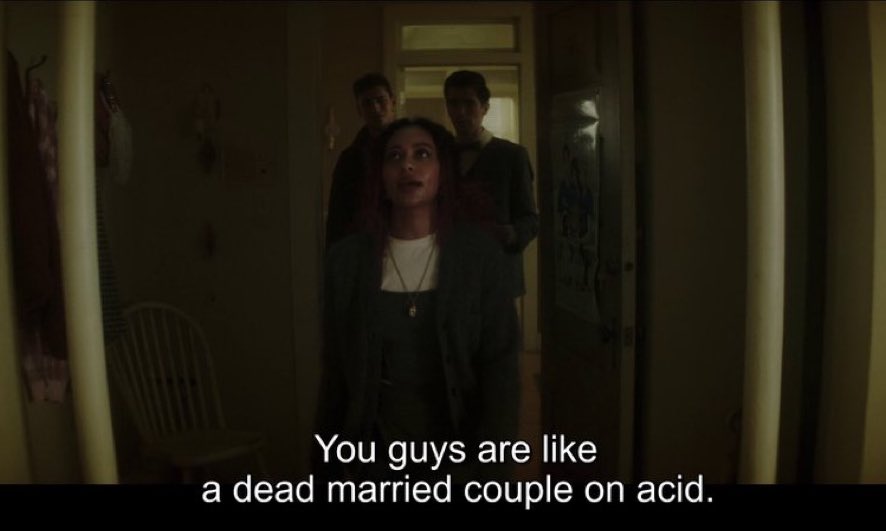 everyone knows that they are married EXCEPT the two oblivious individuals who are married and call each other best mates. #painlaind you are literally married for 30 years or so. OPEN YOUR EYES
#deadboydetectives