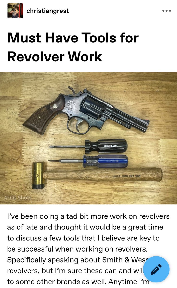 New Blog post. #revolvers #smithandwesson #wheelgun #tools 

tumblr.com/christiangrest…