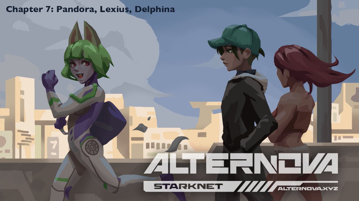 You've made it to Season 2 of AN origins! 💙 Curious about our new Alter Native characters? Follow the lore ☄️

"Hurry! We’re gonna be late!” Pandora called out to Lexius who was lagging a few steps behind...

Full Chapter: discord.com/channels/11383…

#RoadToAlterNova #Starknet