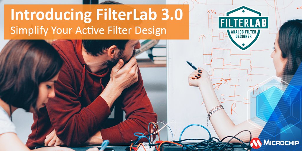 MicrochipTech's tweet image. Are you looking for a filter design software tool that does it all? Whether your design needs to support low-pass, high-pass, band-pass or anti-aliasing filters, FilterLab 3.0 has you covered. Learn more: mchp.us/3UG6zJn. #FilterLab #FilterDesign