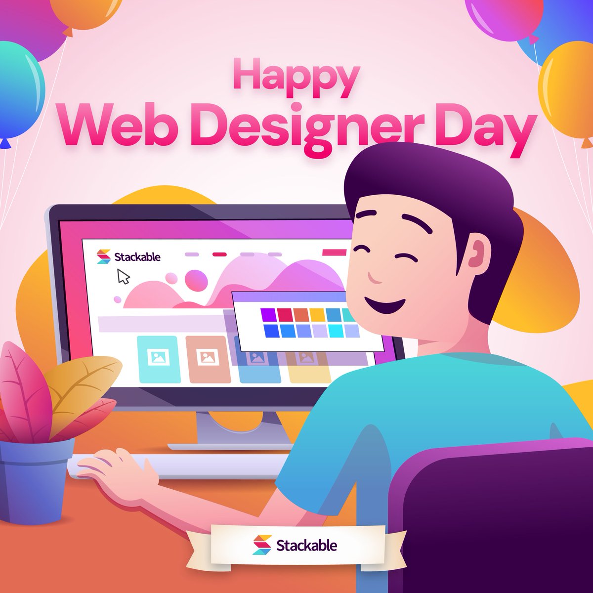 wpstackable's tweet image. Happy Web Designer Day to the architects of the web space! 🌐 

Today’s the day we appreciate web designers for their talent and valiant efforts in taking the initiative to be creative and pushing boundaries for web design. This one’s for you! 🎊 

#wpstackable #WebDesignerDay