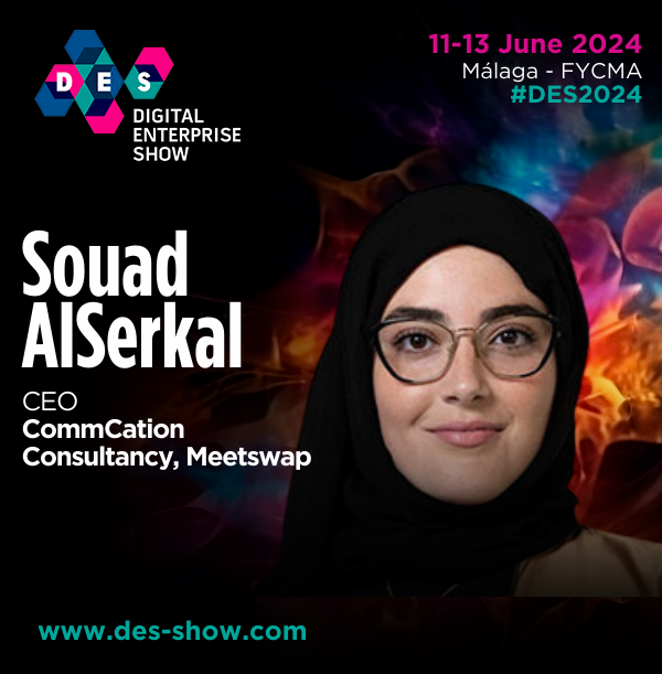 💥We are pleased to announce thatSouad AlSerkal, CEO at CommCation Consultancy, Meetswap will be joining us as a distinguished speaker at #DES2024!

We look forward to seeing you at #DES2024!

👉des-show.com/visit/tickets-…