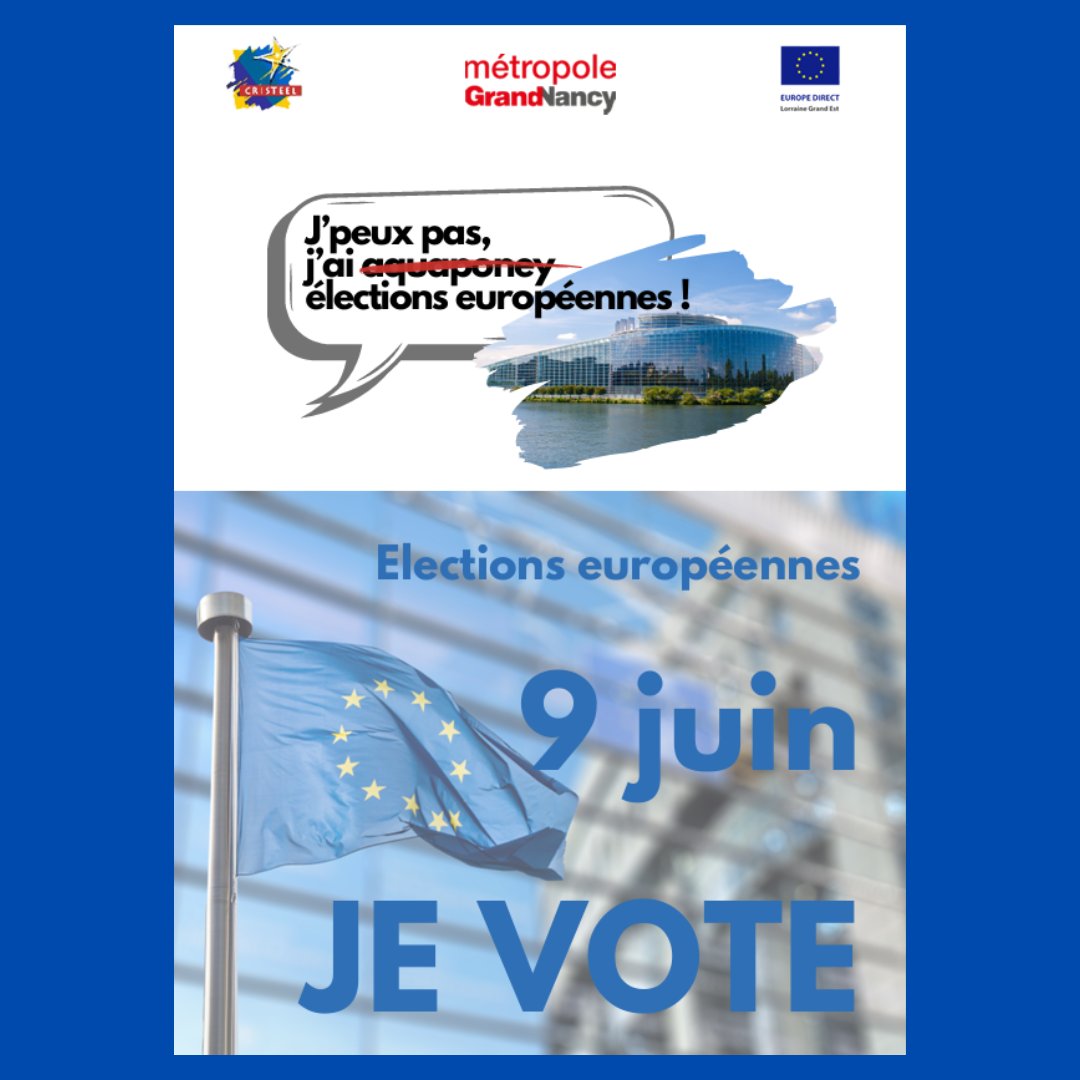 Les #électionseuropéennes approchent à grands pas !
Notre campagne d’affichage a commencé dans les bus du réseau Stan à Nancy pour vous rappeler l’importance d’aller voter le #9juin.
Merci à la Métropole Grand Nancy et Keolis de nous avoir aidé à la mise en œuvre de la campagne.