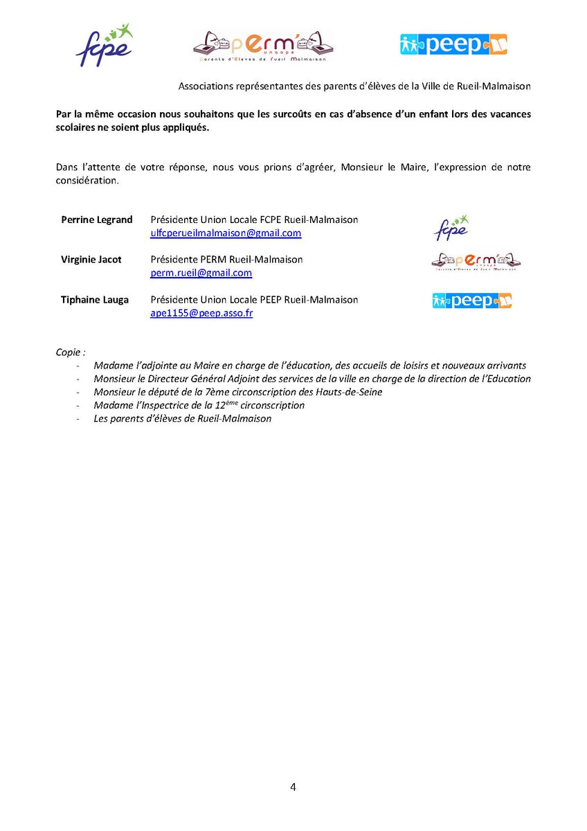 Nouveau délégataire -> Quantités insuffisantes! augmentation des tarifs!
<a href="/patrick_ollier/">Patrick OLLIER</a> <a href="/villederueil/">Rueil-Malmaison</a> le vote du surcoût du repas pour les parents pour les repas non pris est honteux!
<a href="/leparisien_92/">Le Parisien | 92</a> <a href="/actufr92/">Actu Hauts-de-Seine</a> <a href="/PierreCazeneuve/">Pierre Cazeneuve</a> <a href="/Fcpe92/">FCPE des Hauts-de-Seine (92)</a> 
#parentsderueilpasdesvachesàlait