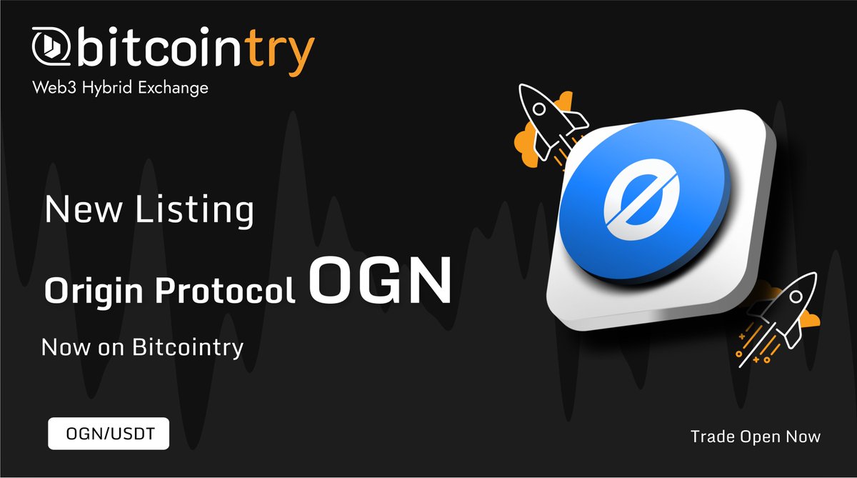 Bitcointrycom's tweet image. 🎉 #OriginProtocol (OGN) is now on the #Bitcointry exchange! 🚀
✅ Trading Pair: $OGN / $USDT
✅ Instant trading: bitcointry.com/en/exchange/OG…
✅ Deposit now open
✅ Trade now open
🔗Detail: bitcointry.com/en/support/det…
@OriginProtocol
#Blockchain #Cryptocurrency #Newlisting #OGN…