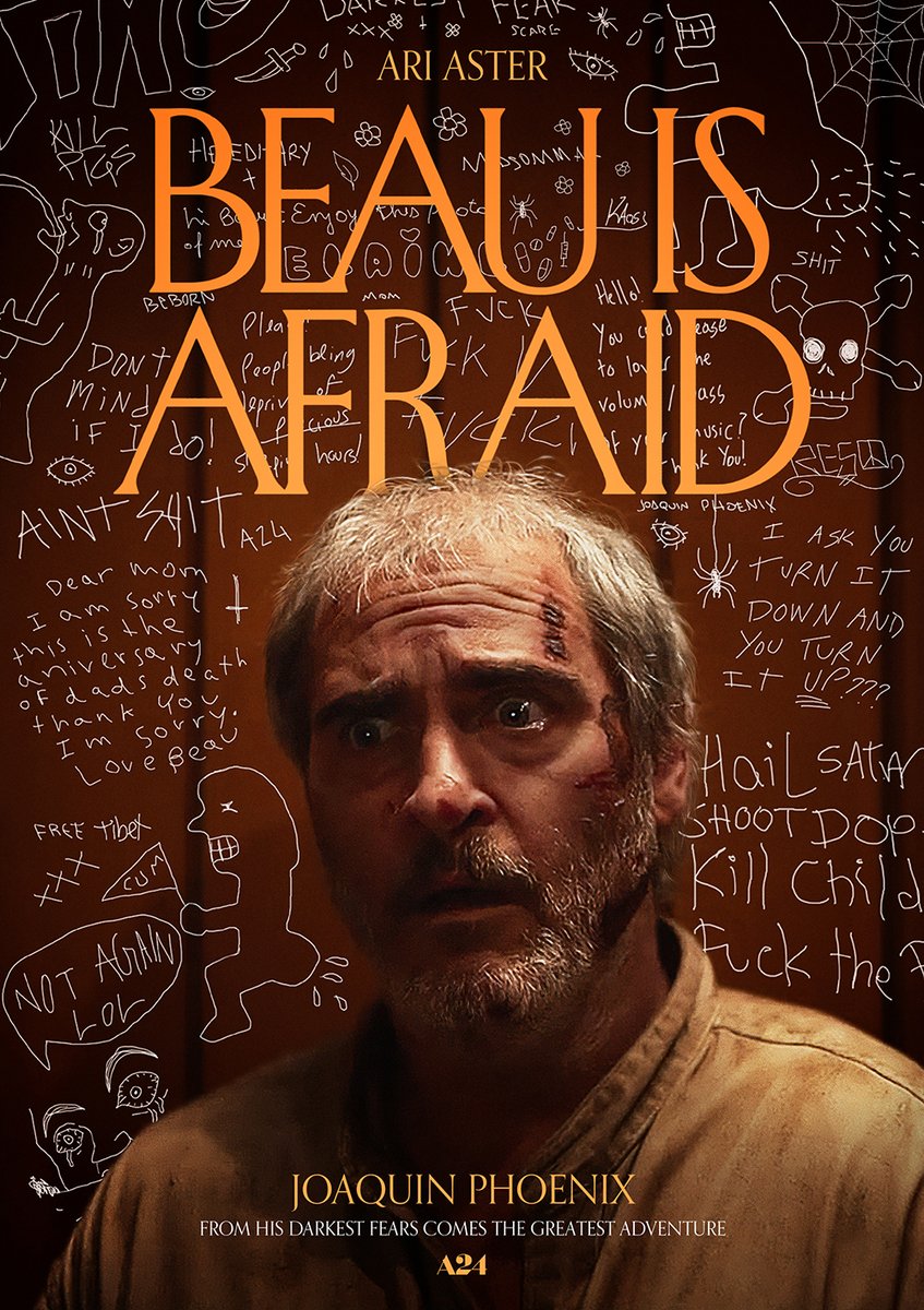 enbocacinefago's tweet photo. 🧠 Os recomiendo 8 PELÍCULAS capaces de VOLARTE LA CABEZA. Sigue hilo ⬇️

1. BEAU TIENE MIEDO: BEAU TIENE MIEDO (2023): Beau vive en un mundo aterrador. Con visitas regulares al terapeuta y un suministro de pastillas, mantiene a raya su ansiedad.  Cuando su madre muere, Beau hace un viaje a su antigua casa, lo que despertará a algunos elementos sobrenaturales latentes.  

Disponible con suscripción en Amazon Prime Video.