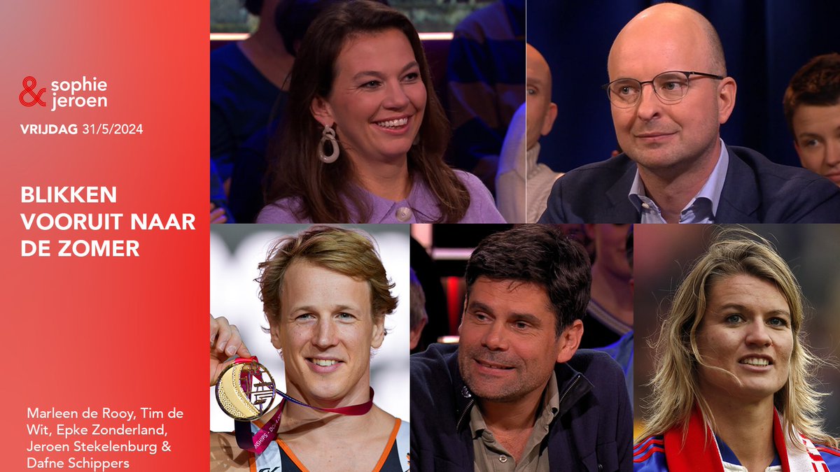 Vanavond hebben we het natuurlijk over de historische veroordeling van Trump, en we blikken vooruit naar de zomer. Wie staan er straks naast Dick Schoof op het bordes? Welke partij gaat er met de winst vandoor bij de Europese verkiezingen? Wordt het de zomer van Femke Bol? En hoe