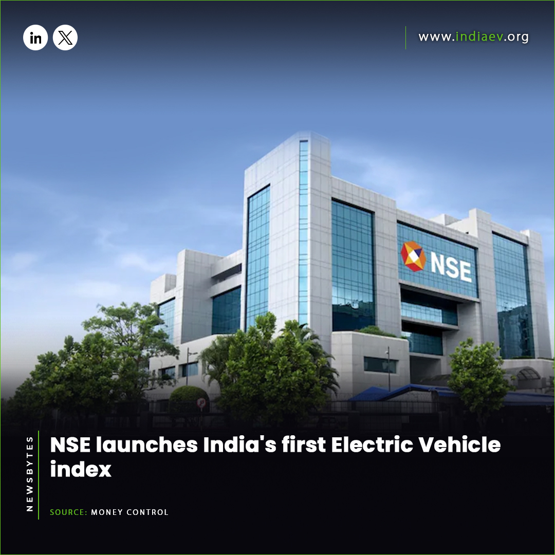 The Nifty EV & New Age Automotive index aims to track the performance of companies which form a part of the EV ecosystem or are involved in the development of new age automotive vehicles or related technology

#FutureOfMobility #IndiaEVShow #RenewableEnergy #EntrepreneurIndia