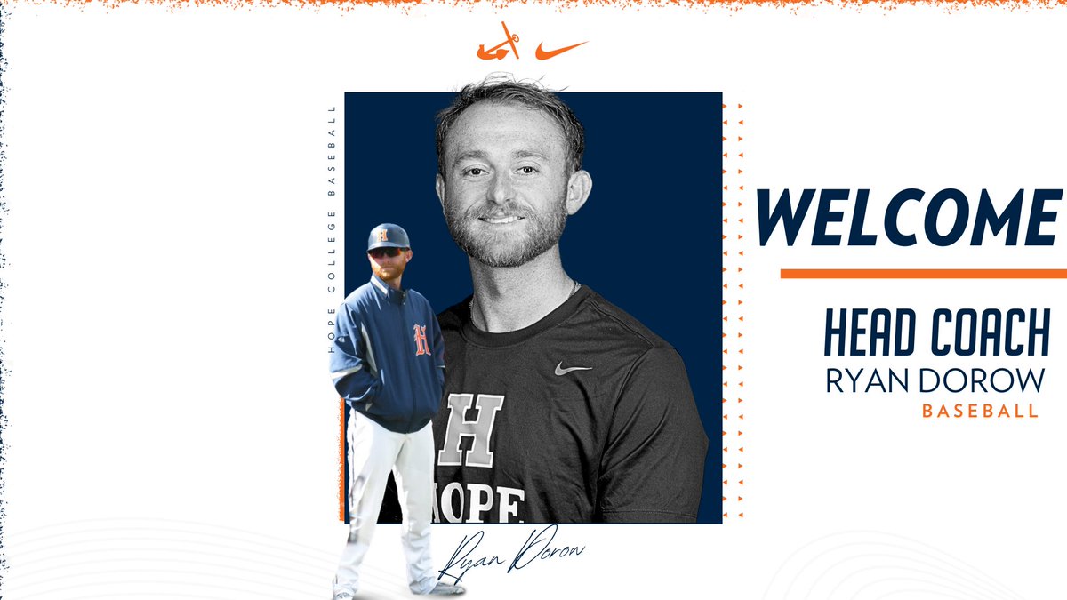 Former <a href="/Rangers/">Texas Rangers</a> infielder Ryan Dorow is introduced as Hope College Baseball's 10th all-time head coach. The three-time @NCAADivisionIII All-American at Adrian College succeeds the retiring Stu Fritz. <a href="/MIAA1888/">#D3MIAA Sports</a> <a href="/ABCA1945/">ABCA</a> #baseball #d3baseball

athletics.hope.edu/news/2024/5/31…
