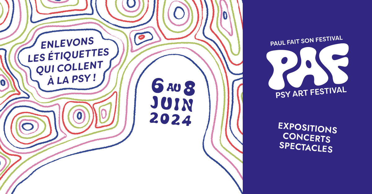 📆 DANS L’AGENDA : les équipes du centre répondant de Paris sont heureuses de participer au #PsyArtFestival2024, le 8 juin prochain !

Un événement riche et festif dédié à la #santémentale dont l'objectif est de déstigmatiser les personnes souffrant de troubles psychiques.

👉 Du