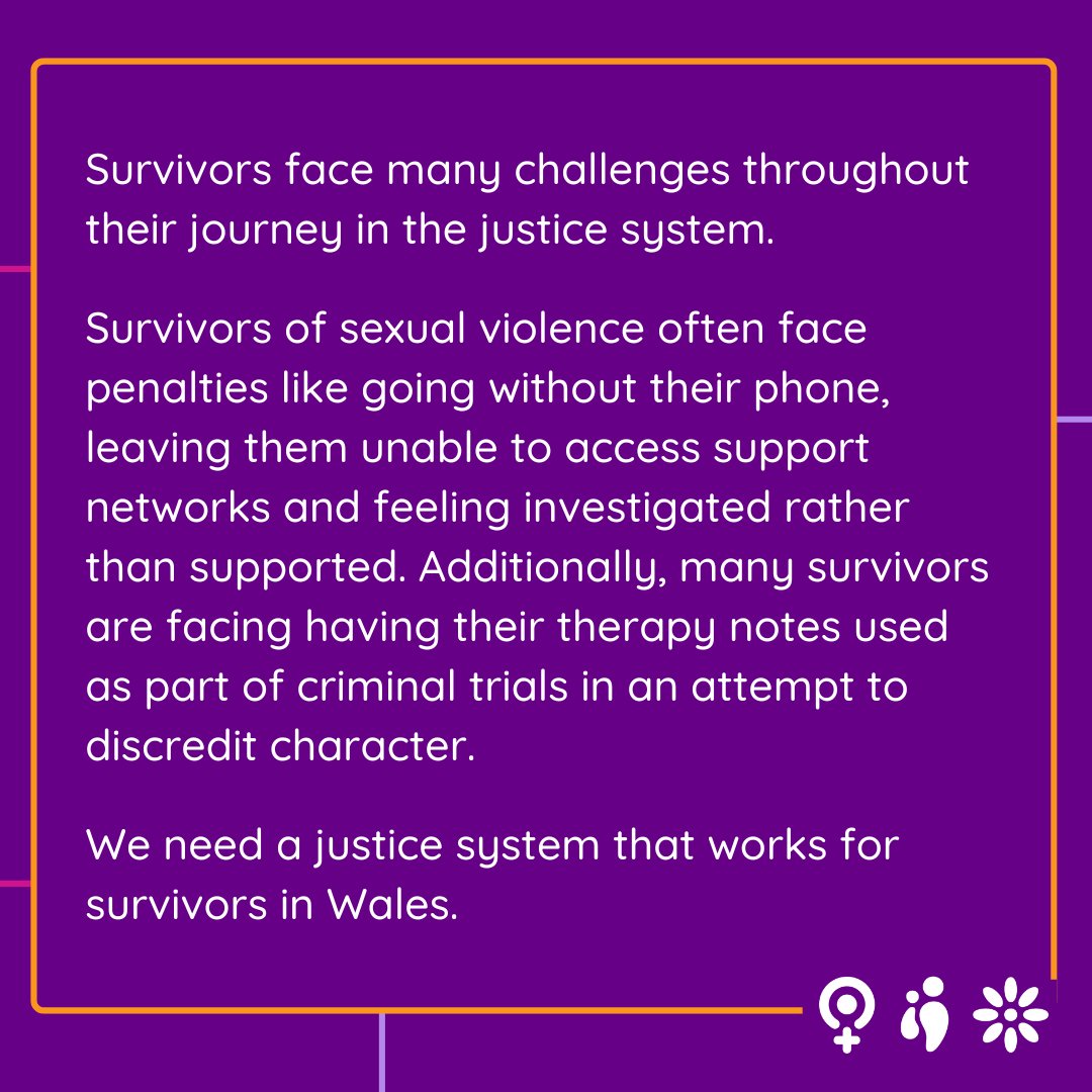 WelshWomensAid's tweet image. 📢We are calling for action! As we approach the UK General Elections, we are calling on all political parties to prioritize an effective use of the justice system.
Survivors of domestic abuse and sexual violence encounter numerous challenges throughout the criminal justice system