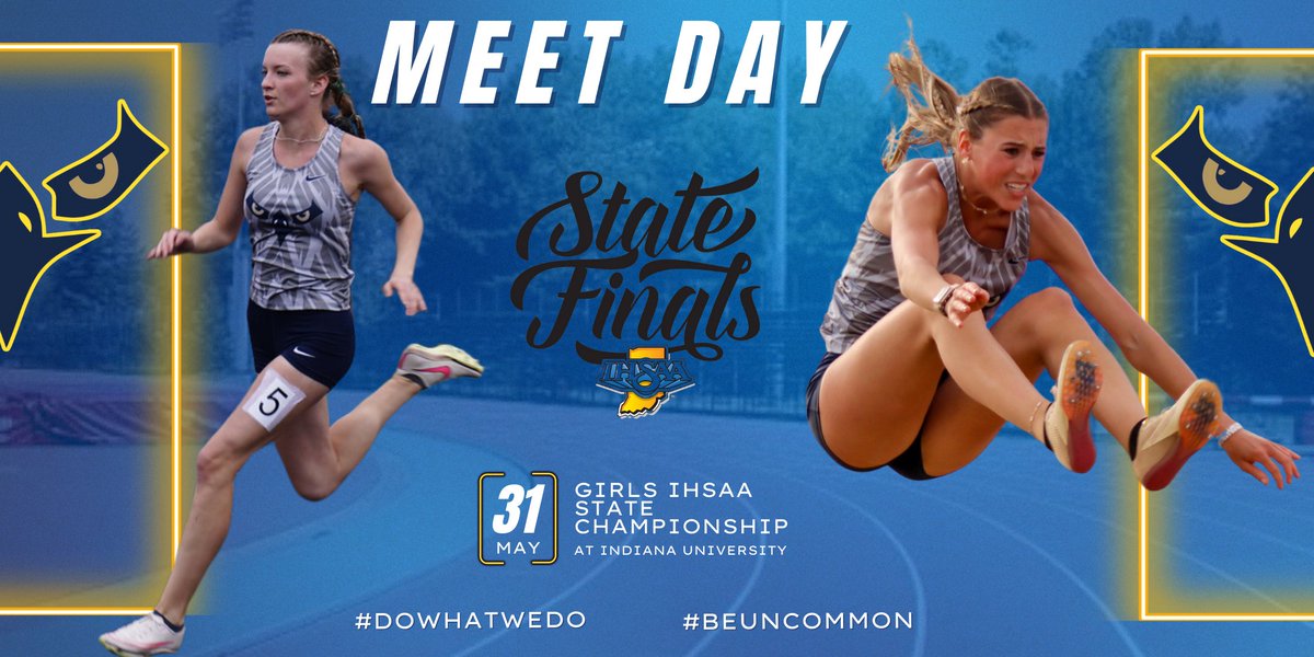 OHXC_OHTF's tweet photo. 🚨STATE FINALS DAY🚨
OHTF Lady Eagles Leah Highley & Ellie Campbell compete today in the 50th IHSAA State Track & Field Championships!
Opportunity to compete with the very best in the State.
No class...No excuses...just have to STEP UP!
#BeUncommon
#DoWhatWeDo
#OneClassFight https://t.co/4alIfpfdCT